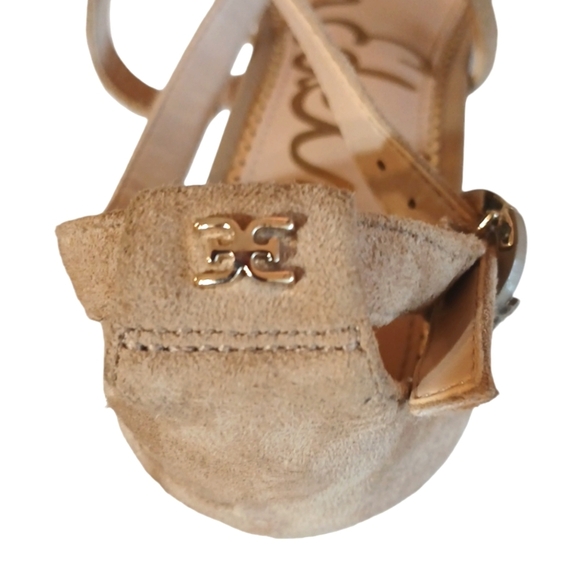 Sam Edelman Stacie Block Heel Suede Sandals size 6 - Picture 8 of 11
